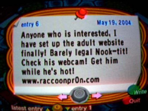 Nook asked me to post something on our message board, and i did. he ...