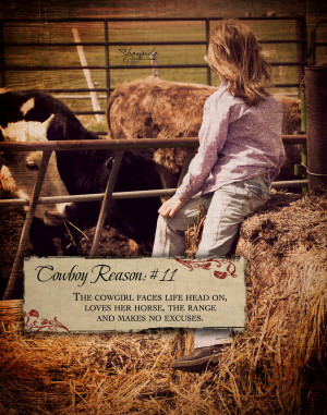Cowgirls And Horses Quotes Cowboy reason 11 the cowgirl