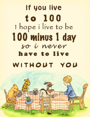 Winnie The Pooh Quotes Framed