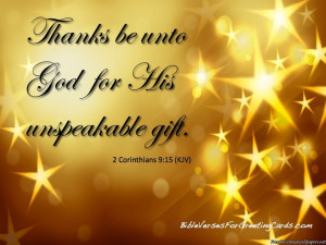 Bible Verses for Christmas Cards - 