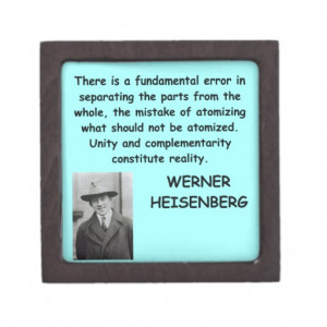 Werner Heisenberg quote Premium Jewelry Boxes