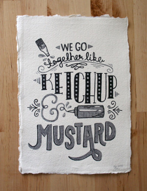 ... -made type to illustrate some fun quotes. A project by Steph Baxter