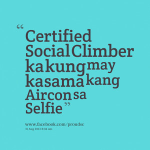 Certified Social Climber ka kung may kasama kang Aircon sa Selfie