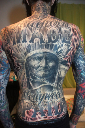 Posted in Back Tattoos , Native American Tattoos | No Comments »