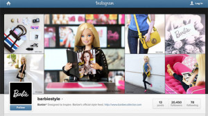 Barbie already has over 15,000 followers on Instagram.