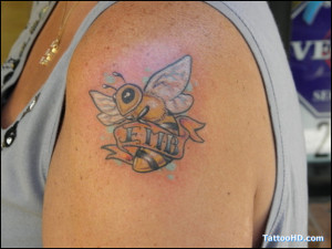 Bumble Bee Tattoo Designs
