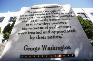 meg roussos the bulletin the george washington quote on the veterans ...