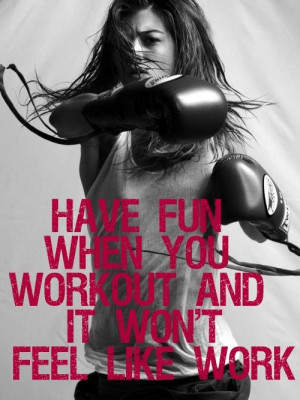 Have fun when you workout! This is a MUST for me. I will not sit on a ...