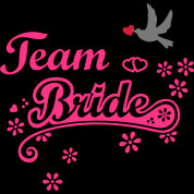 Team Bride Braut Ehe JGA Party Security Hochzeit T-Shirt