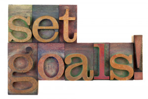 ... to be a better reader, get straight A's, mini-goals, quotes on goals