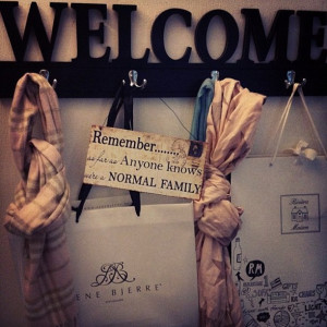 ... welcome#hanger#interior#bags#love#scarf#quotes#sign#home#cosy#creative