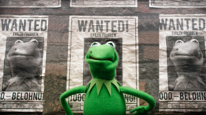 Kermit the Frog—star of Muppets Most Wanted, out March 21—on small ...