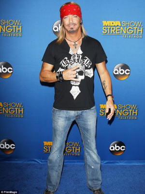 Bret Michaels Poses With