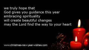 Religious new year wishes and christian new years greetings