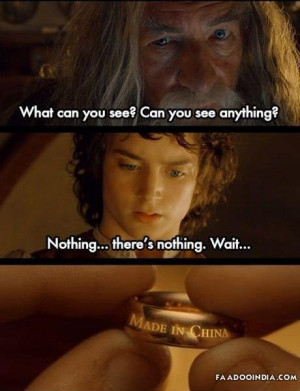 Lord Of The Rings – Made In China