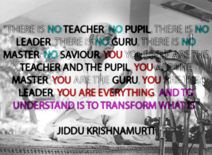 Jiddu Krishnamurti Quotes Picture