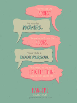 couple quotes Typography books teens conversation fan art fangirl ...