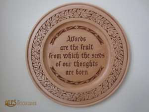 Two chip carved basswood plates done for a commissioned request.