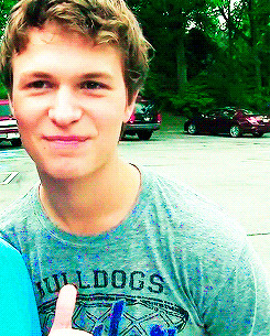 cute, smile, ansel elgort