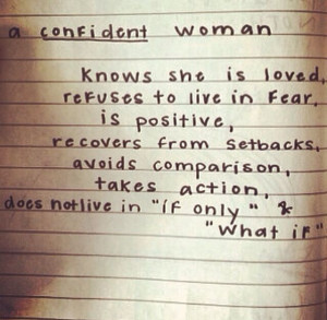 Confident woman