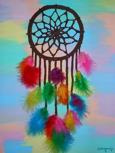 reserved for euckie - Dream Catcher Mobile - paint swatch mobile ...