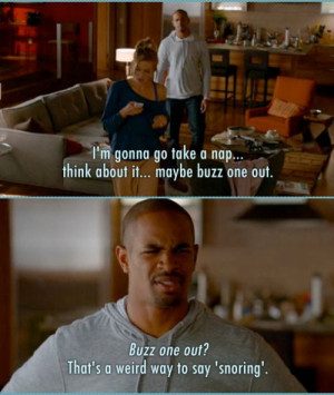 Happy Endings quote - Buzz One Out! This is a sign, I must watch this ...