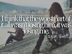 Beginning of I Knew You Were Trouble video - Taylor Swift- so true