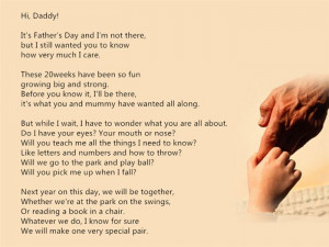 ... Father’s Day Poem From Unborn Child Are So Famous And Moved To Tear