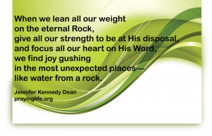 Gushing Joy Prayer Quote