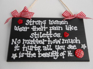 Strong women quote wooden sign great gift idea by SamsShenanigans, $14 ...