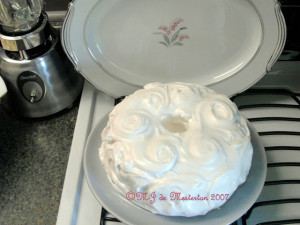 See Elegant Cook for M-J's Elegant White Cake Recipe.