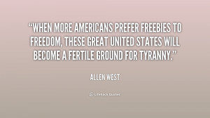 more Americans prefer freebies to freedom, these great United States ...