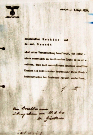 Hitler Appoints Karl Brandt & Philipp Bouhler to Lead Nazi T-4 ...