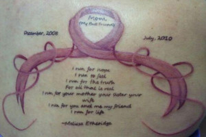 Melissa Etheridge QuotesBreast Cancer Tattoo, Etheridge Quotes, Cancer ...