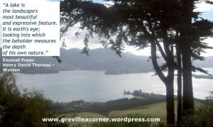 lake -quote by Henry David Thoreau; photography NZ 2009 by Stephanie ...