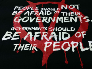 Inspired by V For Vendetta - People & Governments T-Shirt