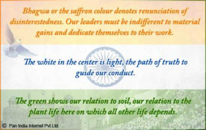 The significance of the colours and the Chakra in the National Flag ...