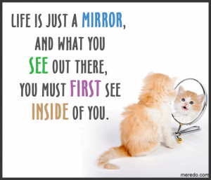 Myspace Graphics > Life Quotes > life is just a mirror quotes Graphic