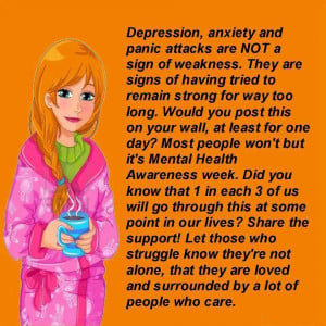 Depression, anxiety and panic attacks are not ...