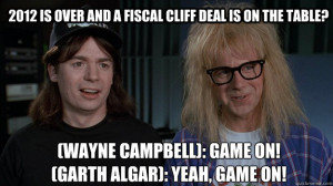 ... cliff deal is on the table wayne - Forgotten Quotes - Waynes World