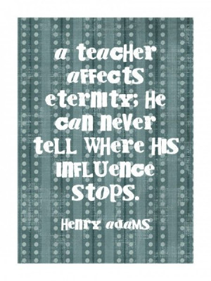 Teacher appreciation quote to frame and give as a gift @The Organised ...