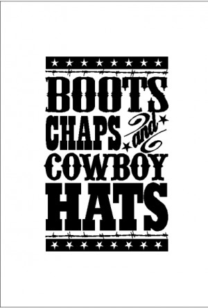 ... and cowboy hats western quotes cowboy wall words decals lettering