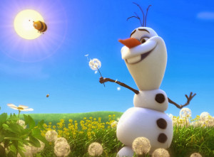 Isn’t a sun-loving Snowman such an irony? (courtesy of Disney )