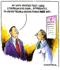 HUMOR EYE CHECK UP