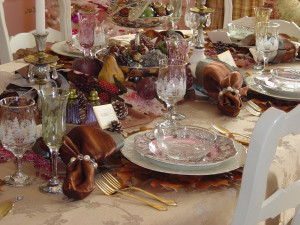 Elegant Thanksgiving Table Scape