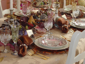 Elegant Thanksgiving Table Scape