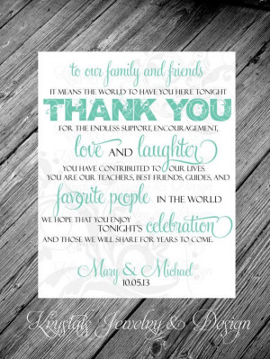 Thank You Family and Friends Quote by KrystalsJewelNDesign on Etsy, $9 ...
