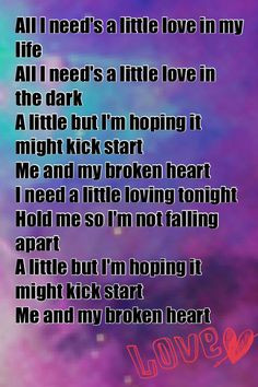 me and my broken heart rixton lyrics Me and My Broken