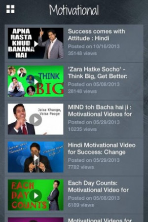 View bigger - Hindi Motivational Videos for Android screenshot