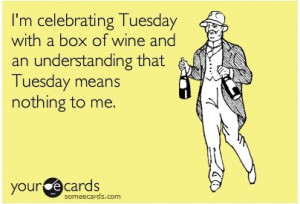 Celebrate Tuesday with a Box of Wine; @Brooklyn Stephens this is how ...